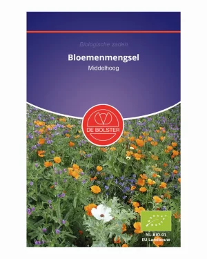 Bloemenmengsel middelhoog De Bolster Biologische zaden