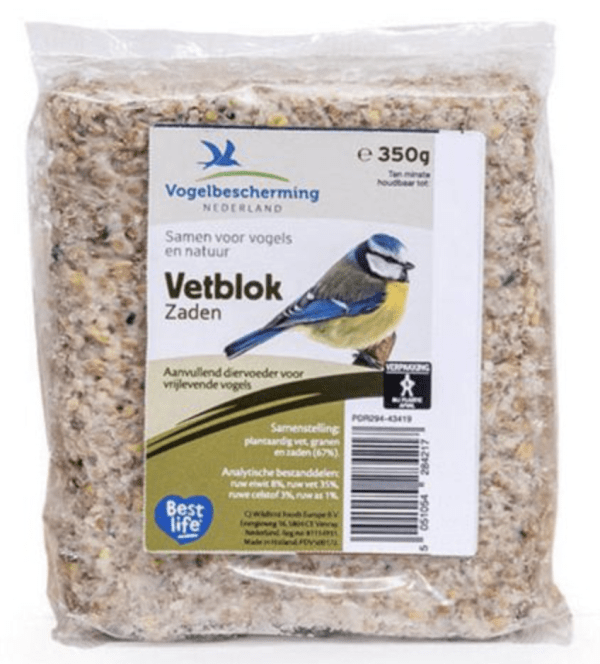 Vetblok Vogelbescherming Zaden